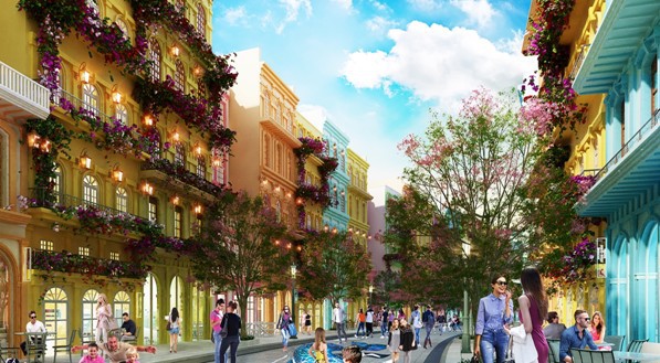Dự Án Phố đi bộ dài nhất Việt Nam với phong cách Âu - Mỹ